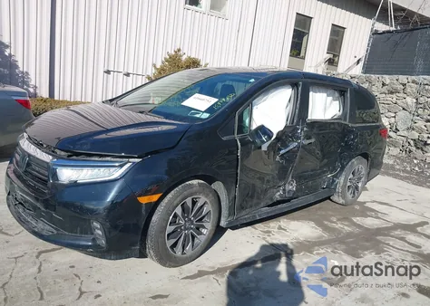 2024 Honda Odyssey Ex-L z USA, uszkodzony, nr VIN 5FNRL6H68RB018609